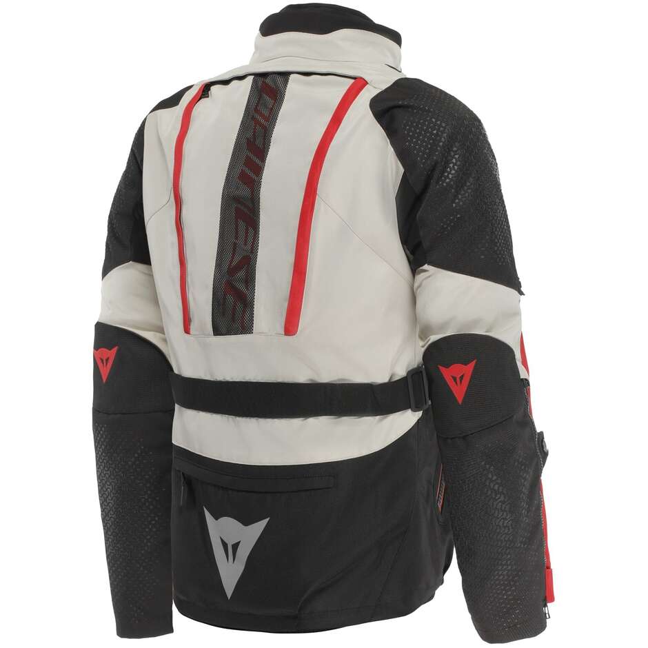 Dainese GULLFOSS D-DRY Tidail Foam Touring Motorradjacke Schwarz Rot