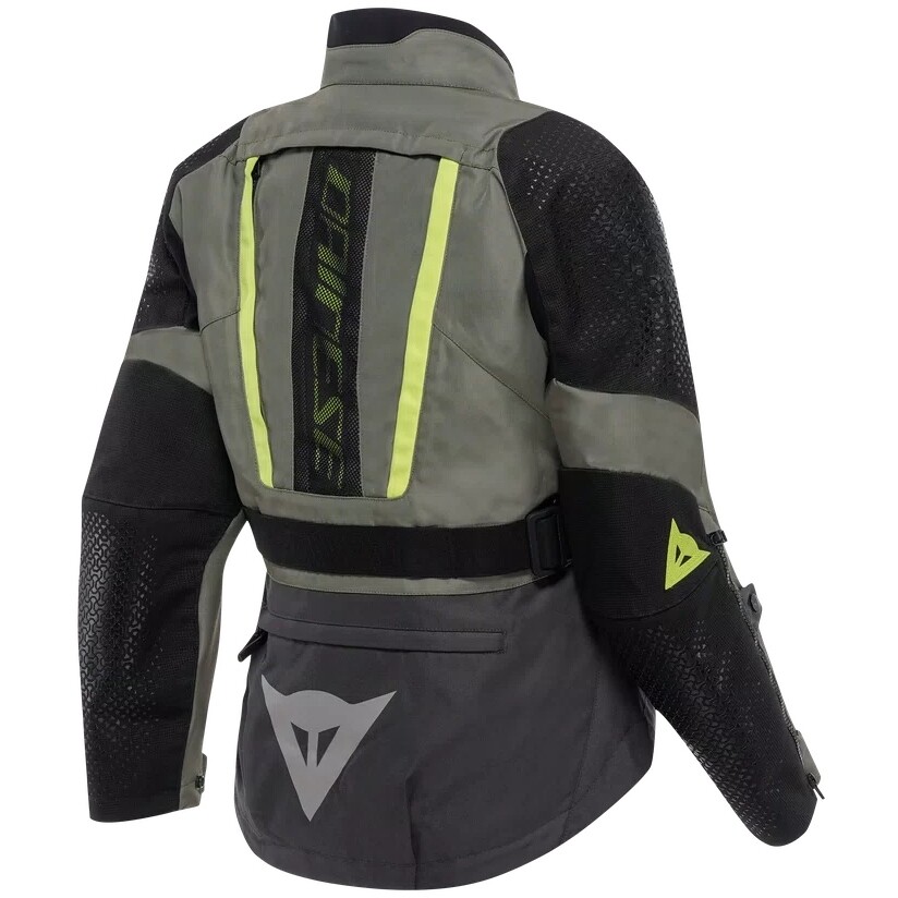 Dainese GULLFOSS D-DRY Women's Motorcycle Jacket Green Grey