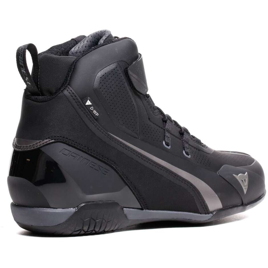 Dainese HERIAN D-WP Motorradschuhe Schwarz Anthrazit