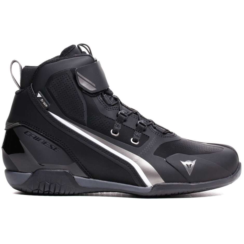 Dainese HERIAN D-WP WMN Damen Motorradschuhe Schwarz Weiß