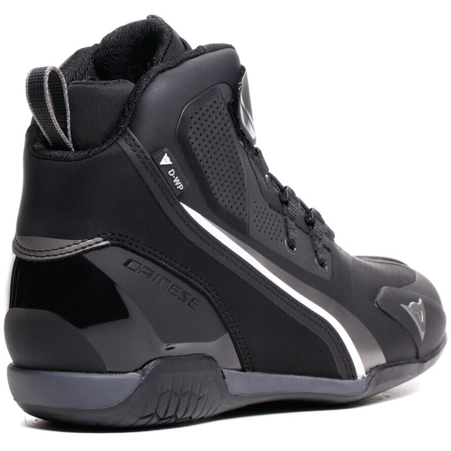 Dainese HERIAN D-WP WMN Damen Motorradschuhe Schwarz Weiß