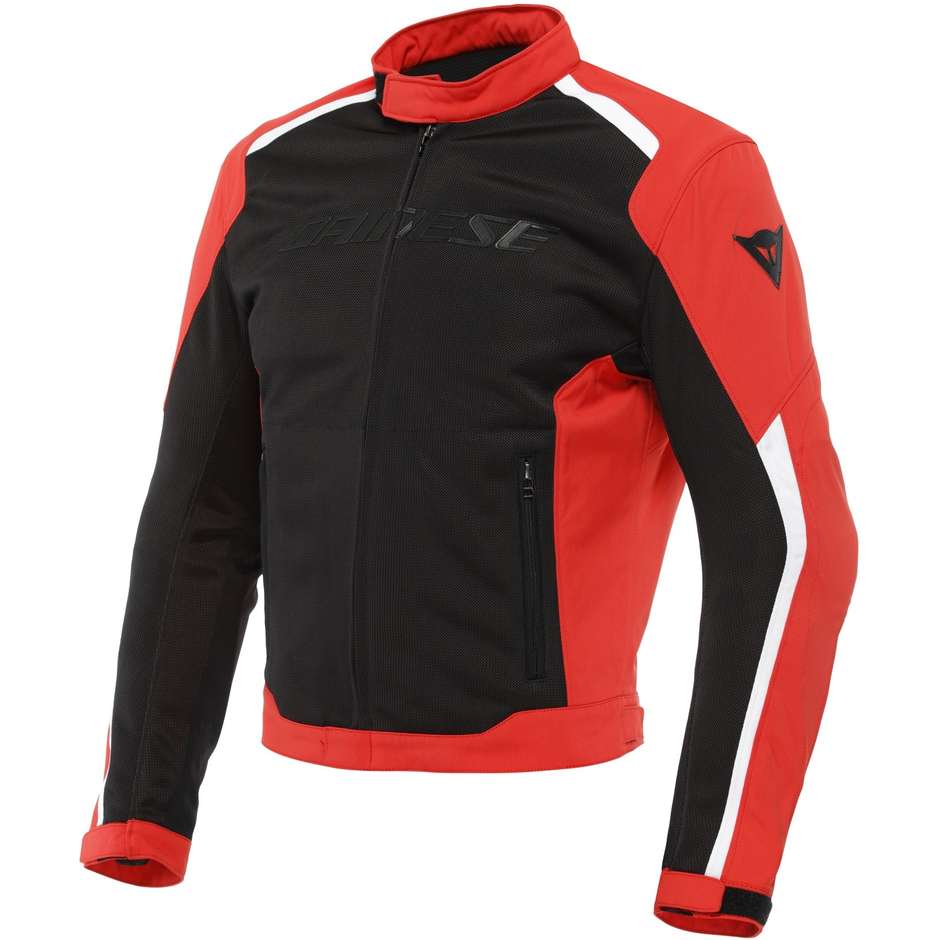 Dainese HYDRAFLUX 2 AIR D-DRY Summer Motorcycle Jacket Black Lava Red
