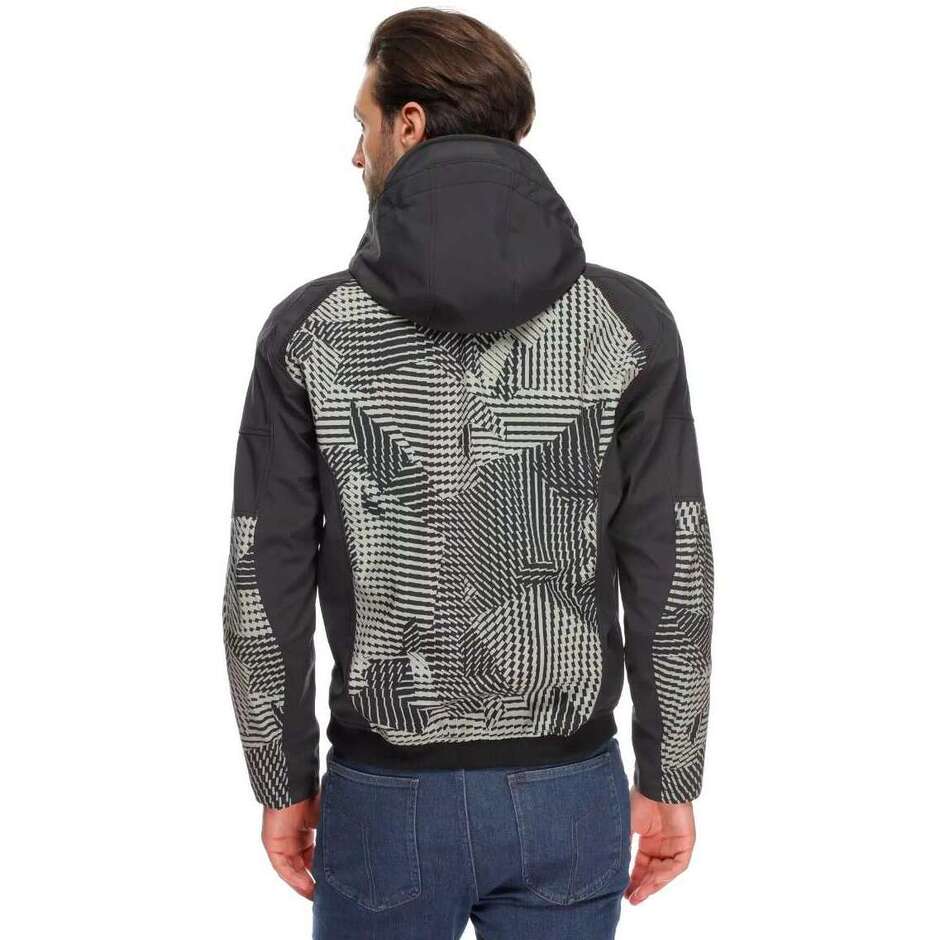 Dainese IGNITE 2 TEX Motorcycle Jacket Black Moss Grey
