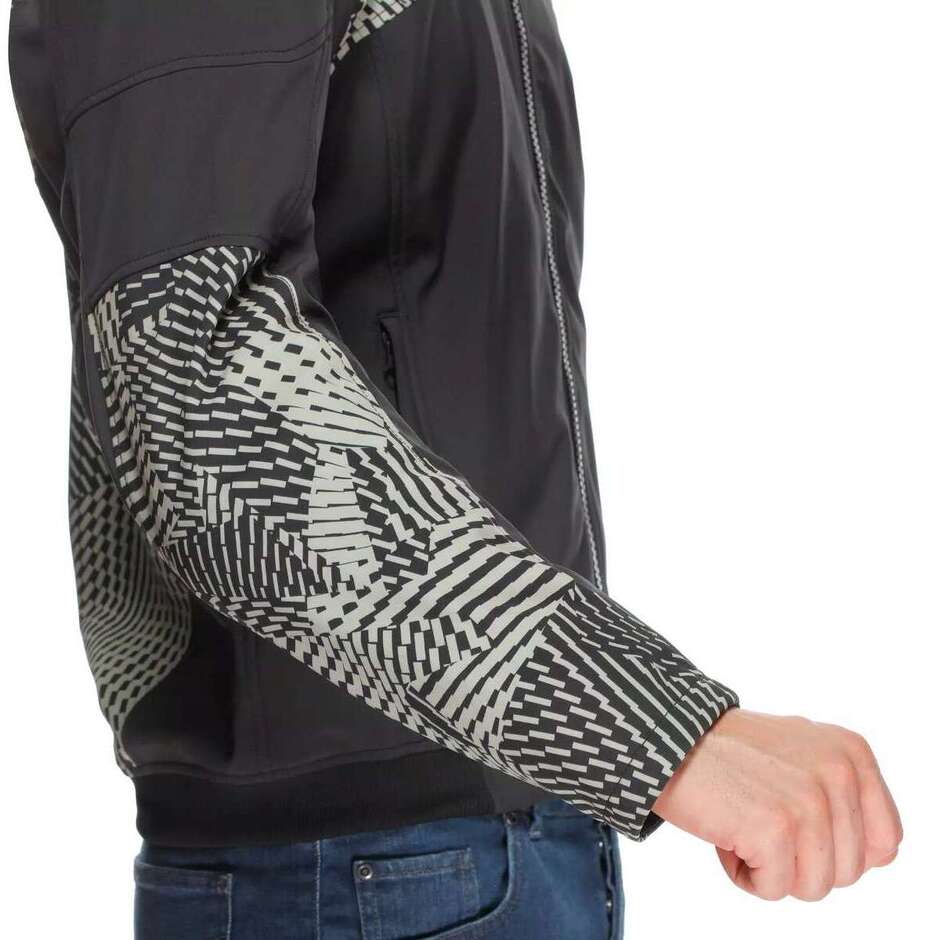 Dainese IGNITE 2 TEX Motorcycle Jacket Black Moss Grey