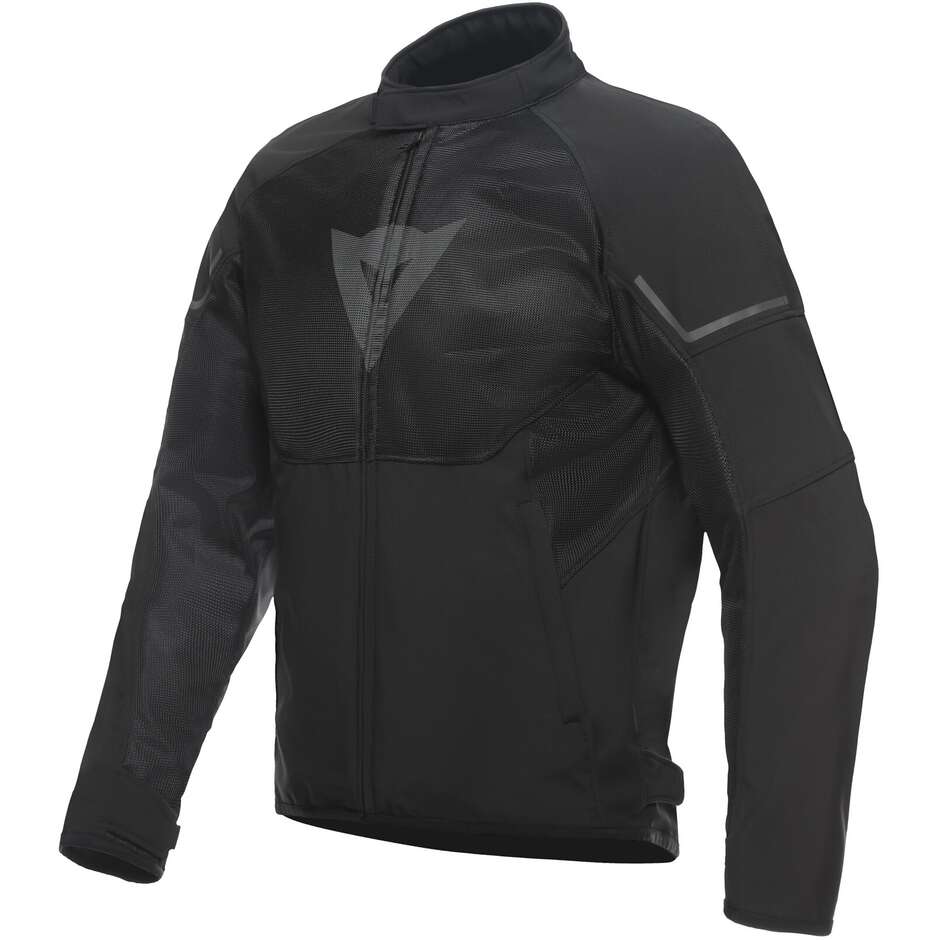Dainese IGNITE AIR TEX Perforated Motorcycle Jacket Black Gray reflex