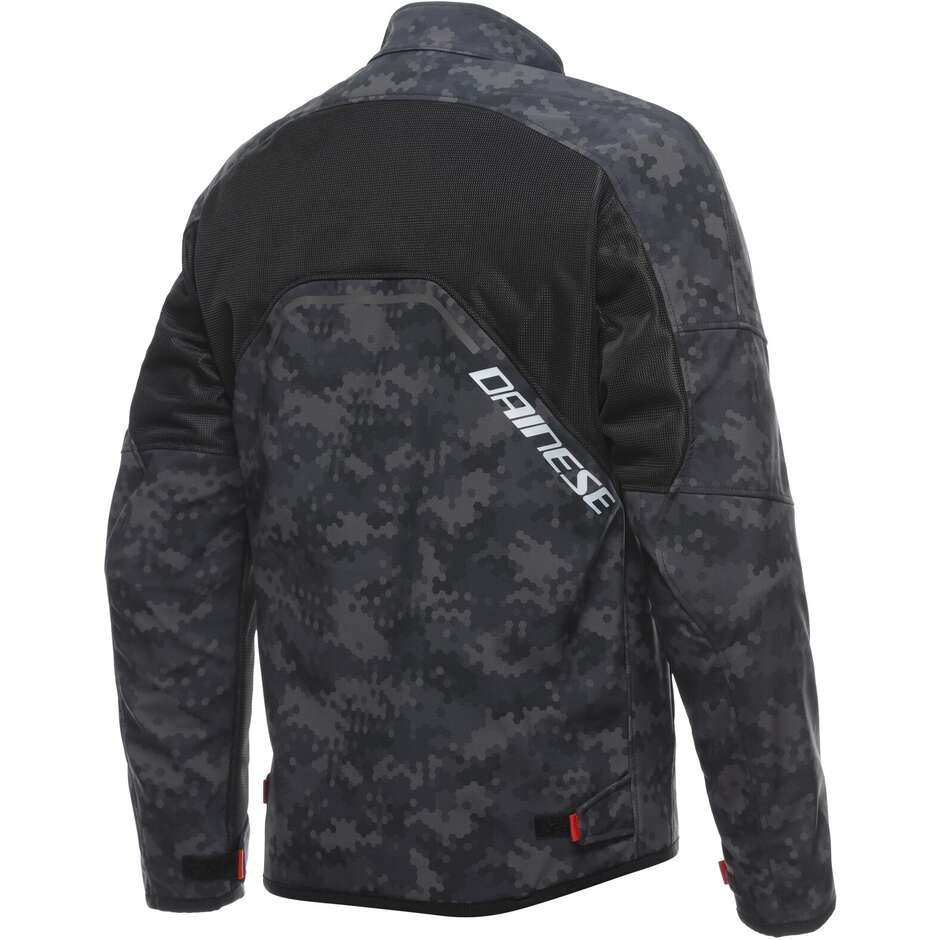 Dainese IGNITE AIR TEX Perforated Motorcycle Jacket Camo Gray Black FLUSE