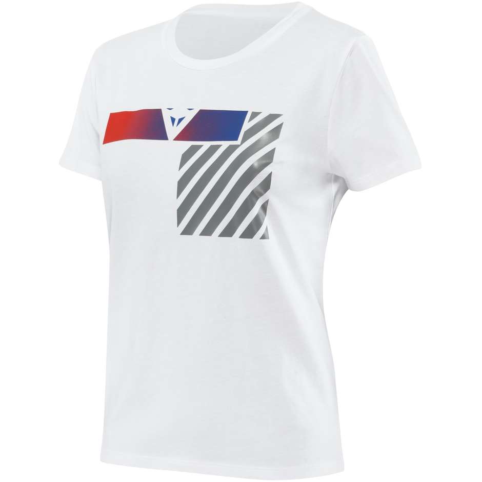 Dainese ILLUSION LADY Casual Motorcycle Jersey White Dark Gray Red