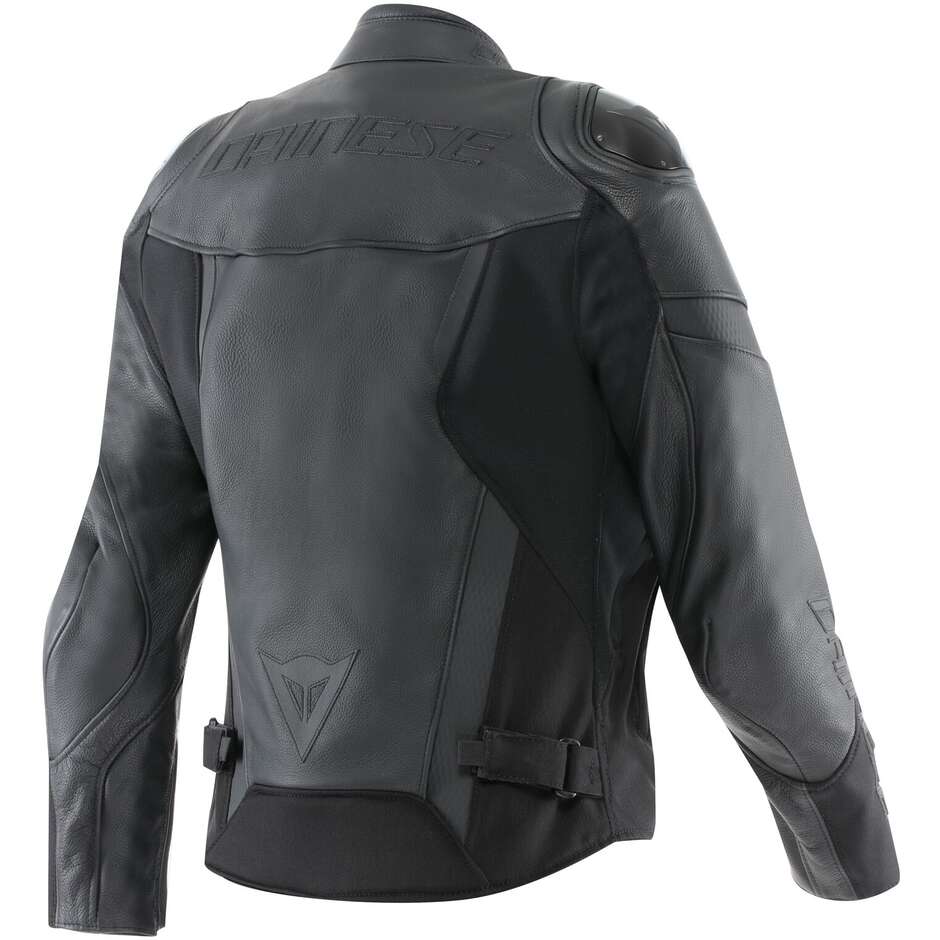 Dainese IPERATTIVA -TEX WMN Motorradjacke aus schwarzem Leder