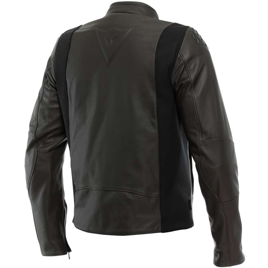 Dainese ISTRICE Dark Brown Leather Motorcycle Jacket