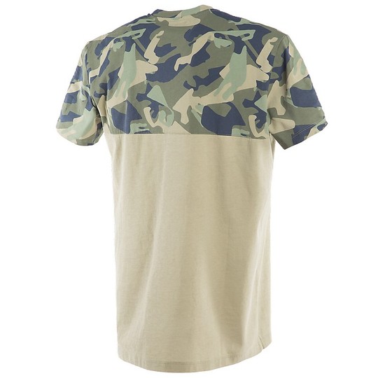 Dainese Kurzarm T-Shirt CAMO-TRACKS Camouflage Camo