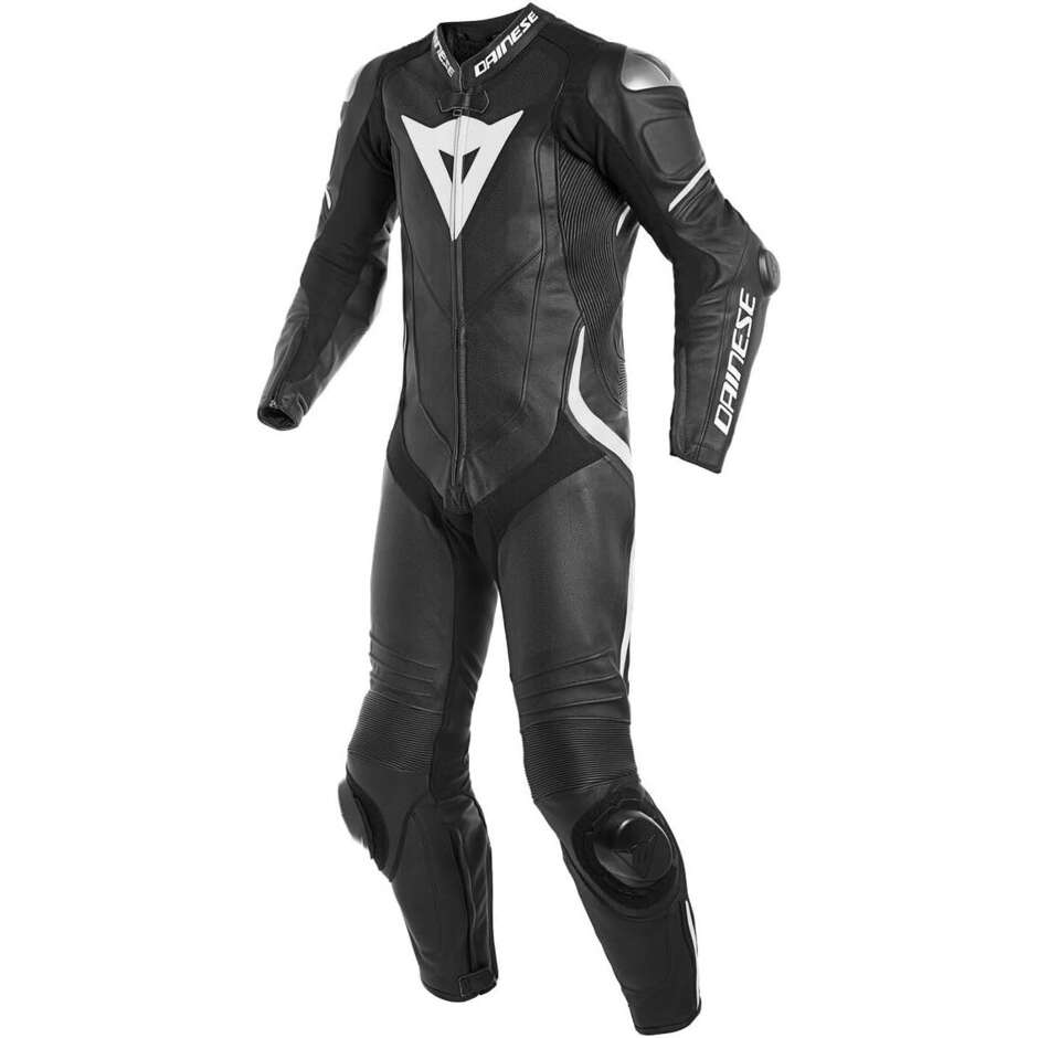 Dainese LAGUNA SECA 4 Professional Perforated Motorcycle Suit 1pc Perf. Black White