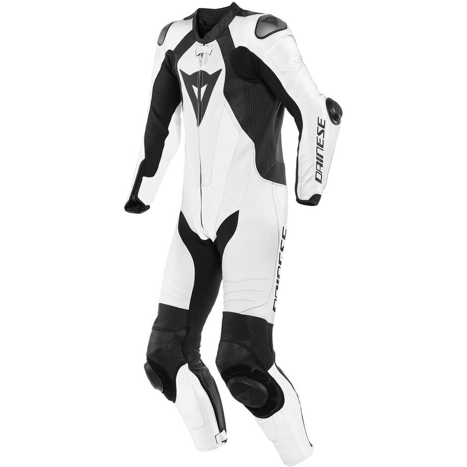 Dainese LAGUNA SECA 5 1PC Full Motorcycle Suit Perforated White Black