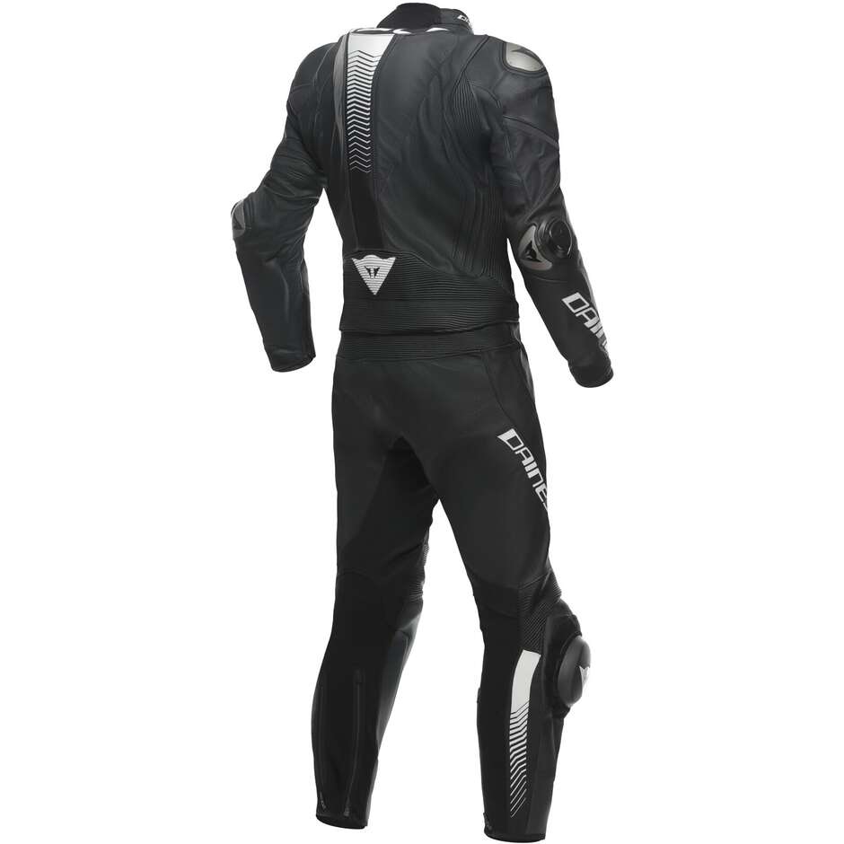 Dainese LAGUNA SECA 5 2PCS SUIT Divisible Motorcycle Suit Black White