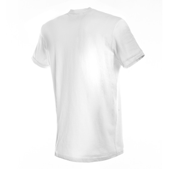 Dainese Lässiges Jersey T-Shirt DAINESE Weiß Schwarz