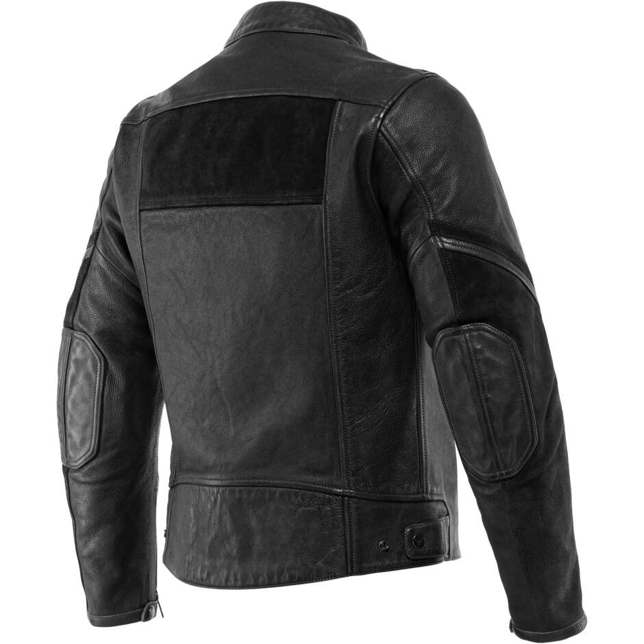 Dainese MERAK Black Leather Motorcycle Jacket