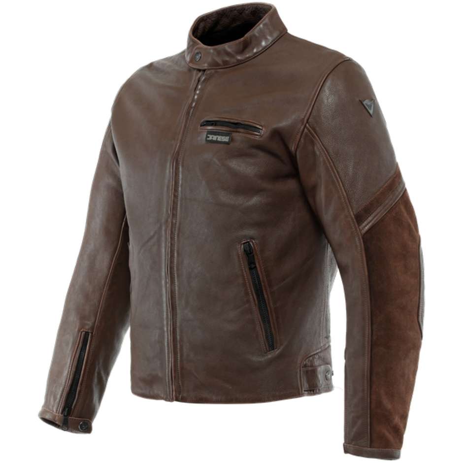 Dainese MERAK Tobacco Leather Motorcycle Jacket