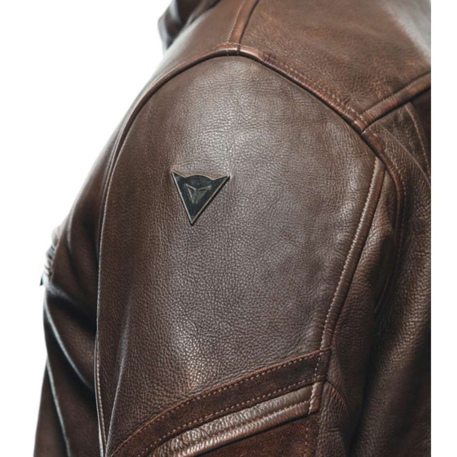 Dainese MERAK Tobacco Leather Motorcycle Jacket