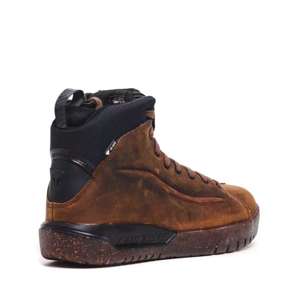 Dainese METRACTIVE D-WP Motorradschuhe # Braun Naturkautschuk