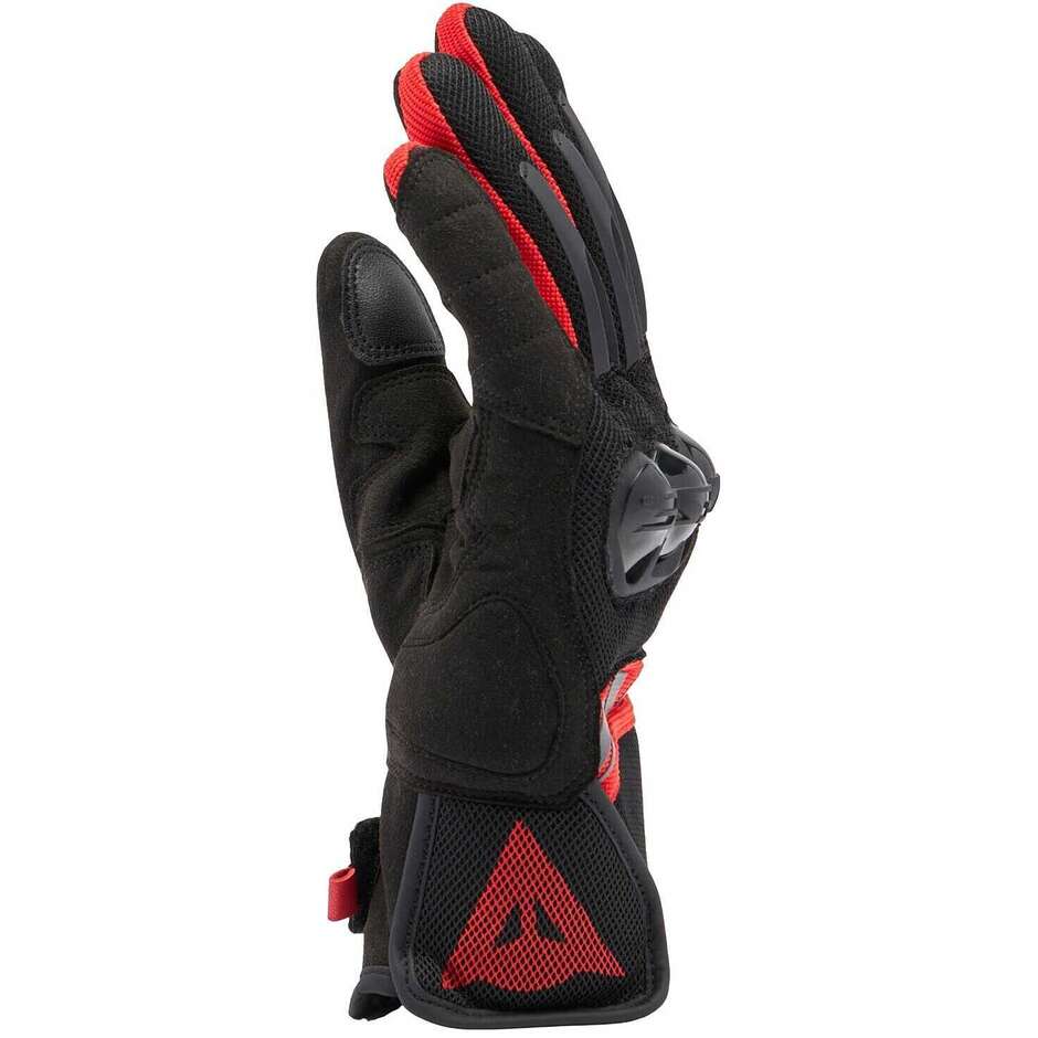 Dainese MIG 3 AIR Motorcycle Gloves # Black Lava Red