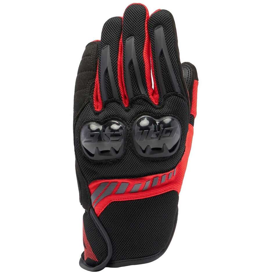 Dainese MIG 3 AIR Motorcycle Gloves # Black Lava Red