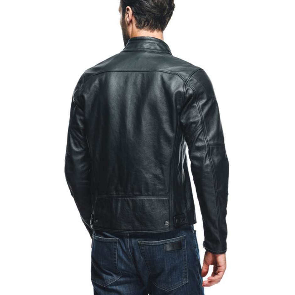 Dainese MIKE 3 Black Leather Motorcycle Jacket