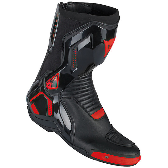 Dainese Motorcycle Boots Racing Course D1 Out Black Red Fluo