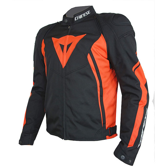 Dainese Motorcycle Jacket AVRO D2 Black Red Fluo