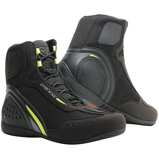 Dainese Motorcycle Shoes MOTORSHOE D1 AIR Black Anthracite Yellow Fluo