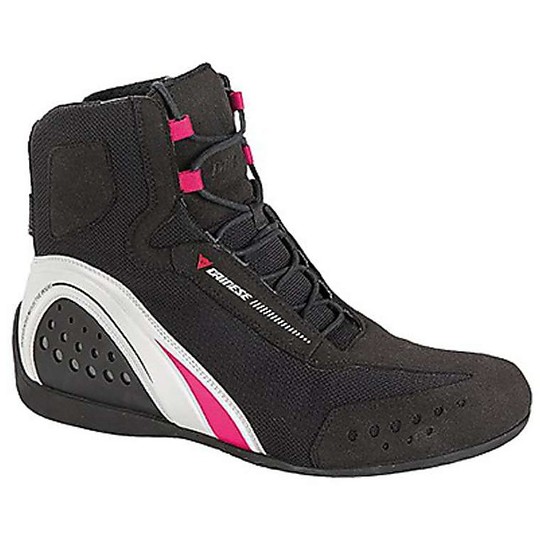 Dainese Motorshoe D-wp Jb Women's Motorcycle Shoes Black Pink