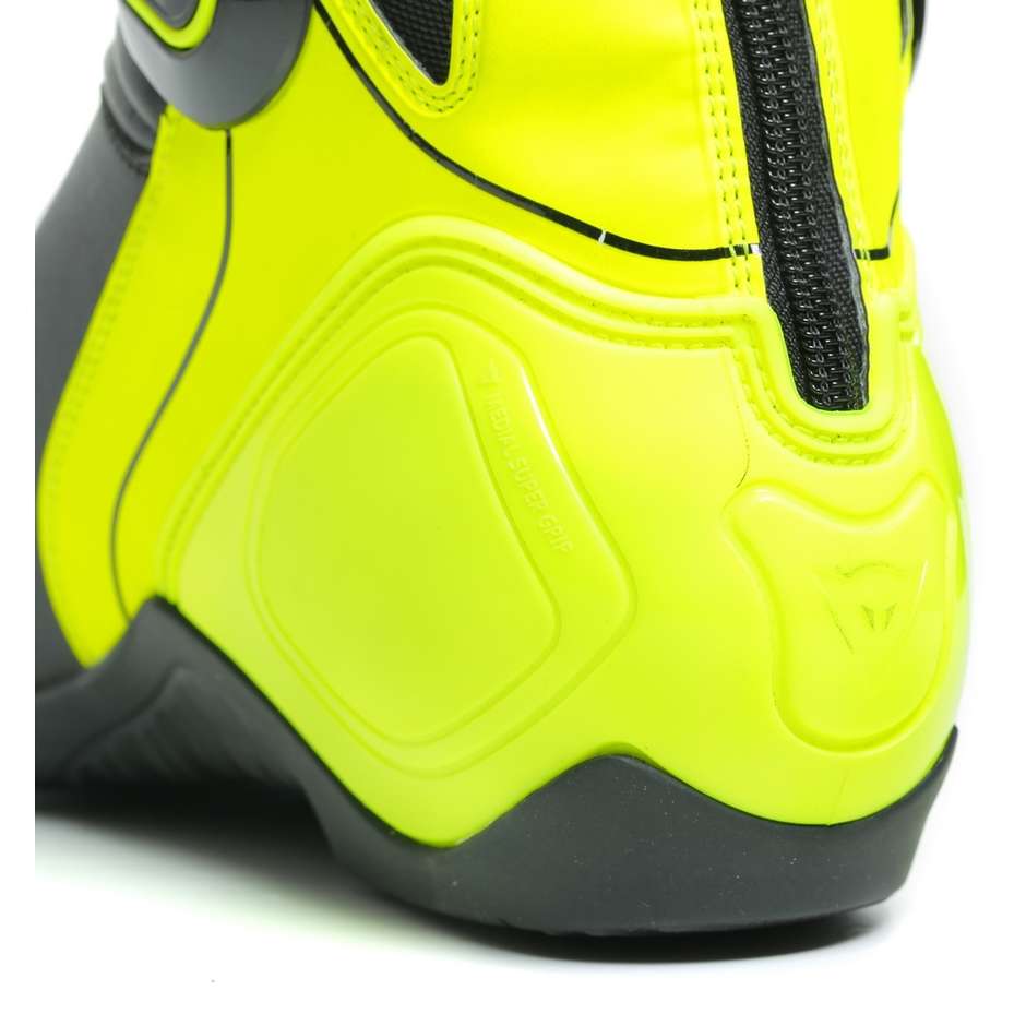 Dainese NEXUS 2 D-WP Touring Motorcycle Boots Black Yellow Fluo