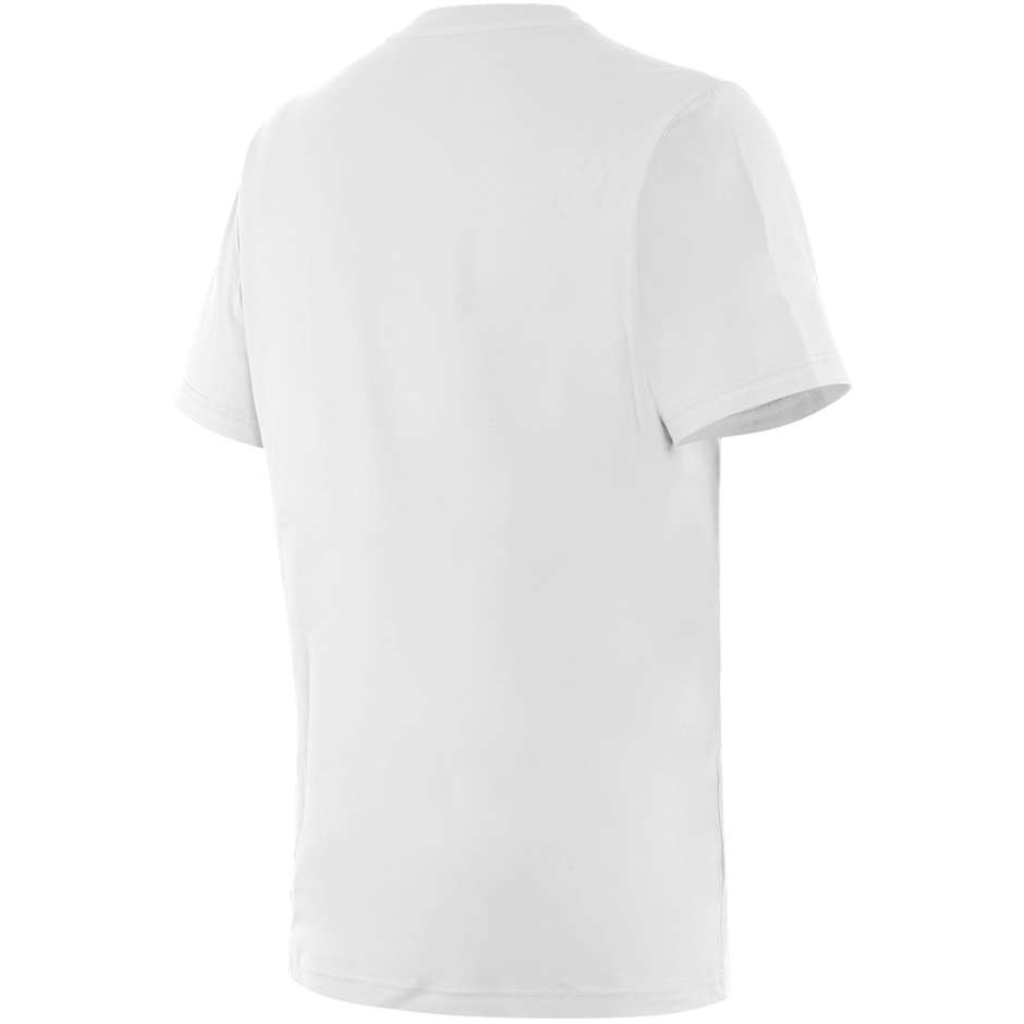 Dainese PADDOCK LONG T-SHIRT Short Sleeves Jersey White Black