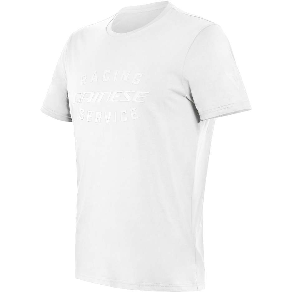 Dainese PADDOCK T-SHIRT Maillot Manches Courtes Blanc