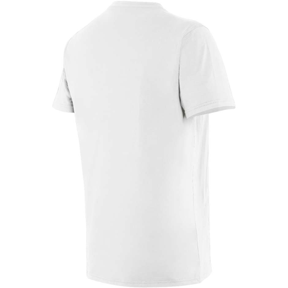 Dainese PADDOCK T-SHIRT Maillot Manches Courtes Blanc