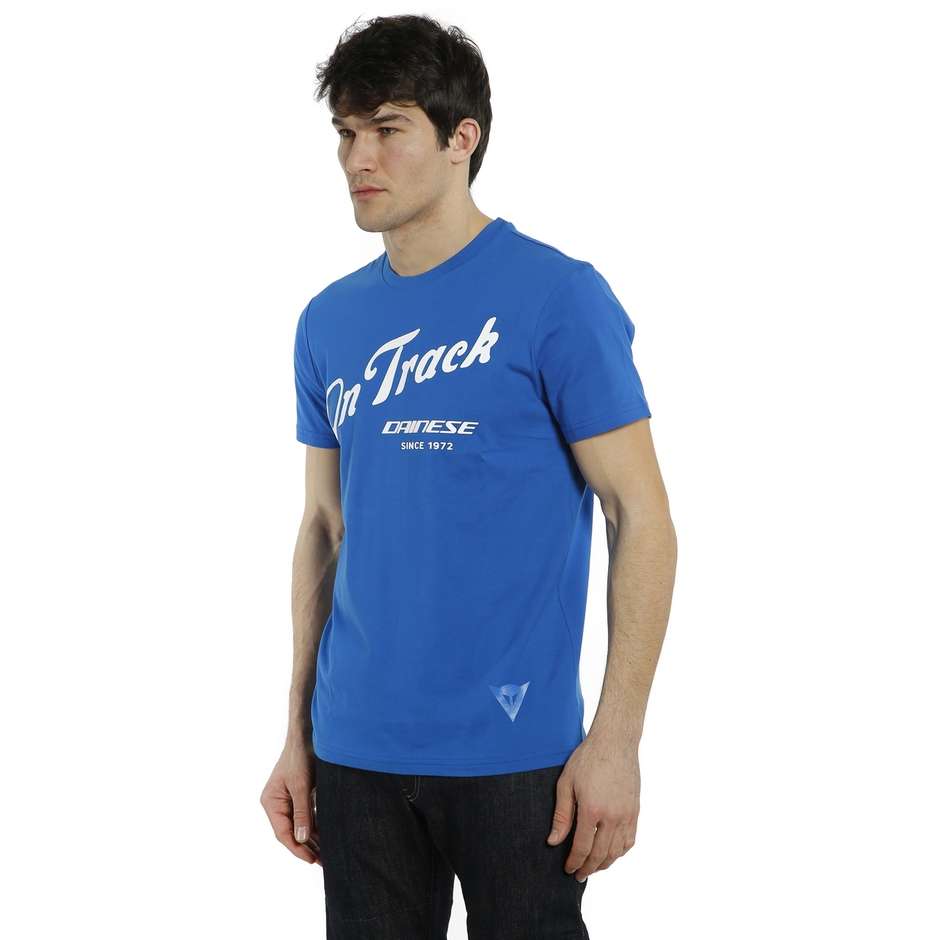 Dainese PADDOCK TRACK T-SHIRT Short Sleeve Jersey Blue