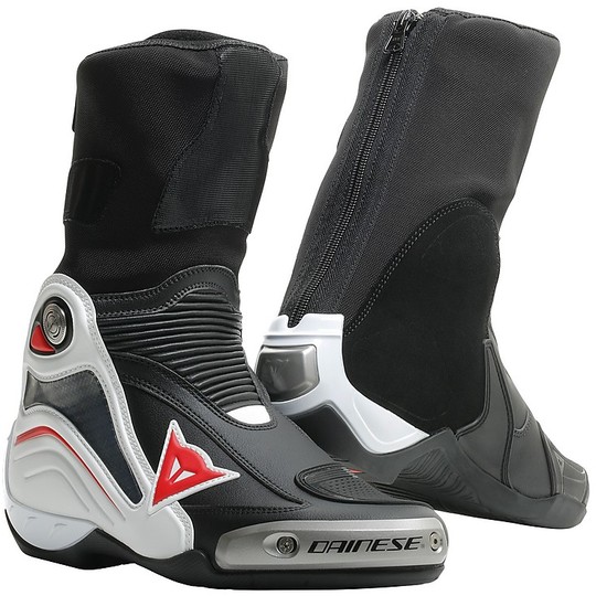 Dainese Professional Racing Stiefel AXIAL D1 Schwarz Weiß Rot