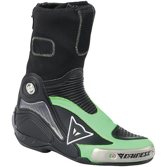Dainese R AXIAL Pro IN Motorcycle Boots Black Fluo Green