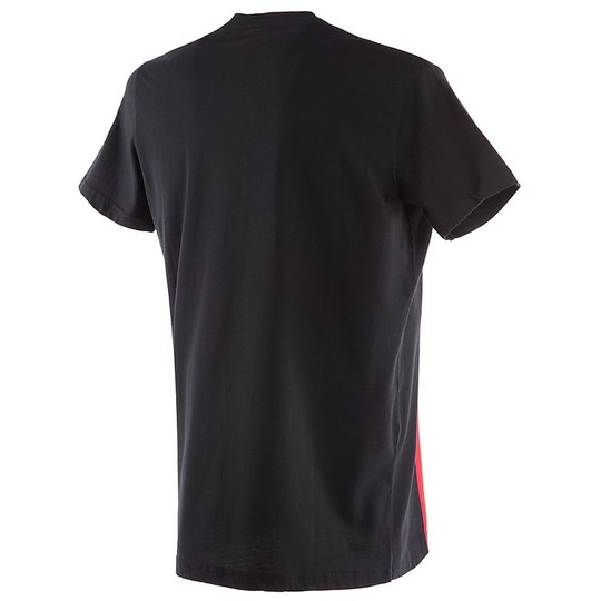 Dainese RACER-PASSION Kurzarm T-Shirt Schwarz Rot