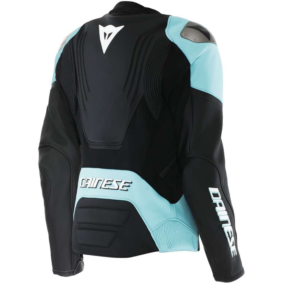 Dainese RACING 5 WMN Women's Leather Motorcycle Jacket Black