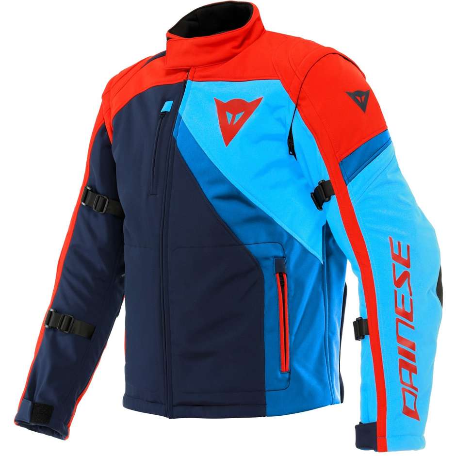 Dainese RANCH Enduro Motorcycle Jacket Black Lava Red Blue