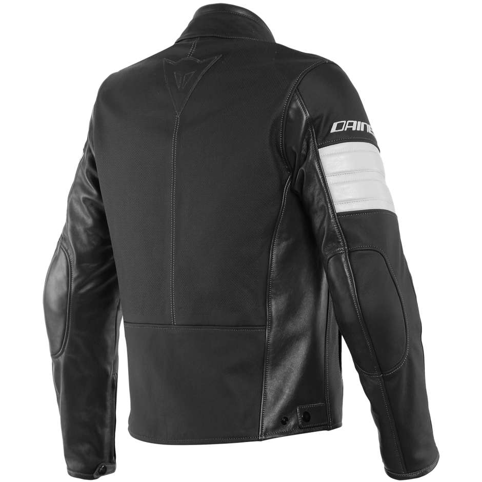 Dainese SAN DIEGO Custom Perforated Leather Motorcycle Jacket Perf. Black