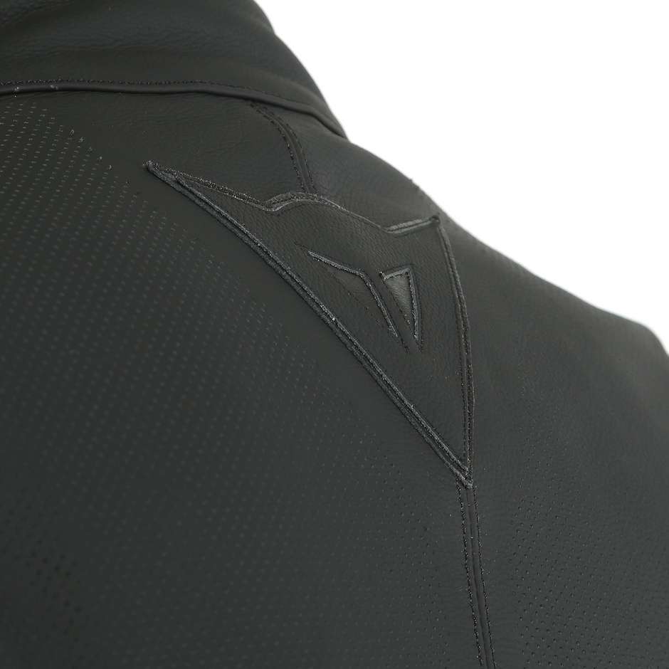 Dainese SAN DIEGO Custom Perforated Leather Motorcycle Jacket Perf. Black