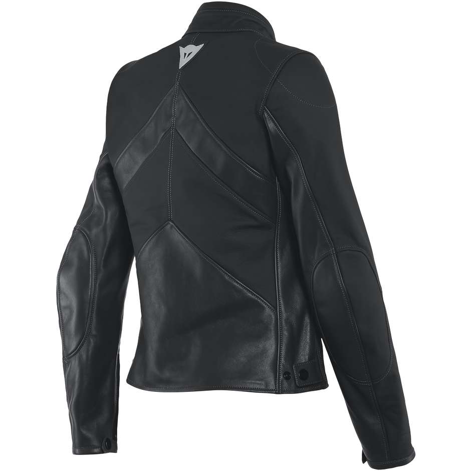 Dainese SANTA MONICA LADY Custom Leather Woman Motorcycle Jacket Black