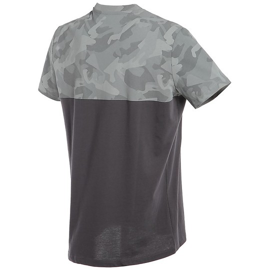 Dainese Short Sleeved T-Shirt CAMO-TRACKS Anthracite
