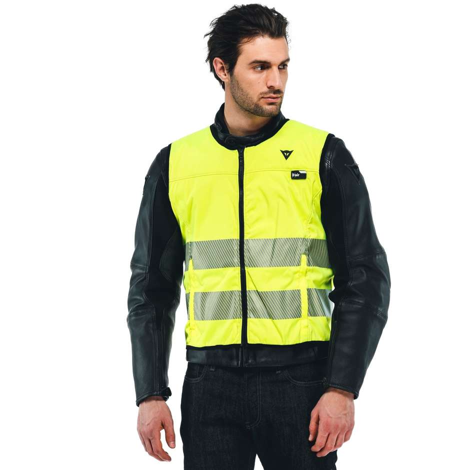 Dainese SMART JACKET HI-VISIBILITY Motorcycle Airbag Vest