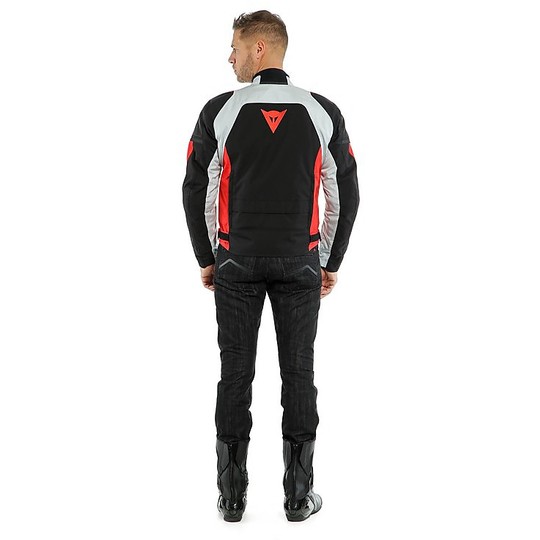 Dainese SPEED MASTER D-DRY Fabric Motorcycle Jacket Black Red Gray