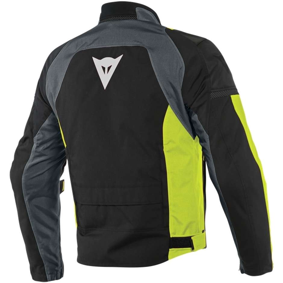 Dainese SPEED MASTER D-DRY Fabric Motorcycle Jacket Black Yellow Fuo