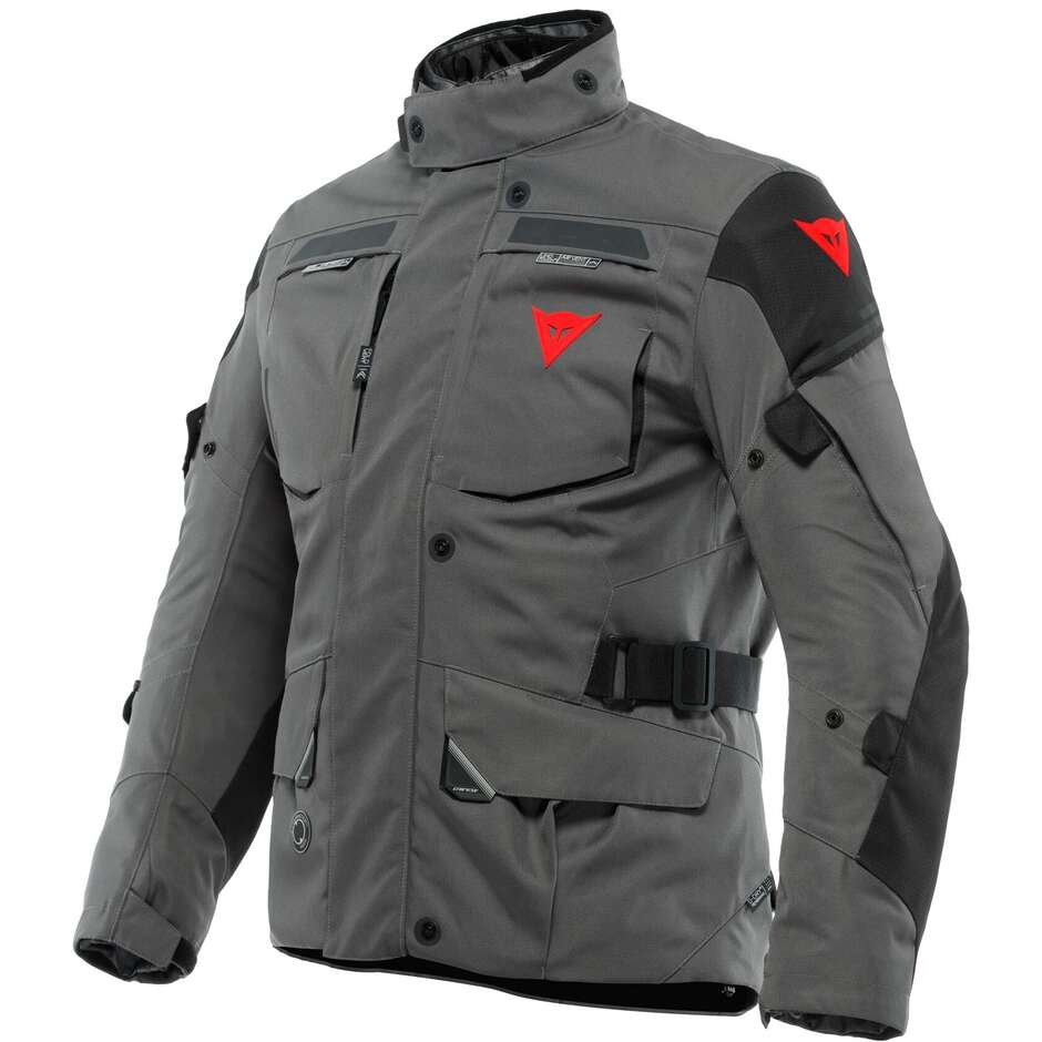 Dainese SPLUGEN 3L D-DRY Iron Gate Schwarze Touring-Motorradjacke