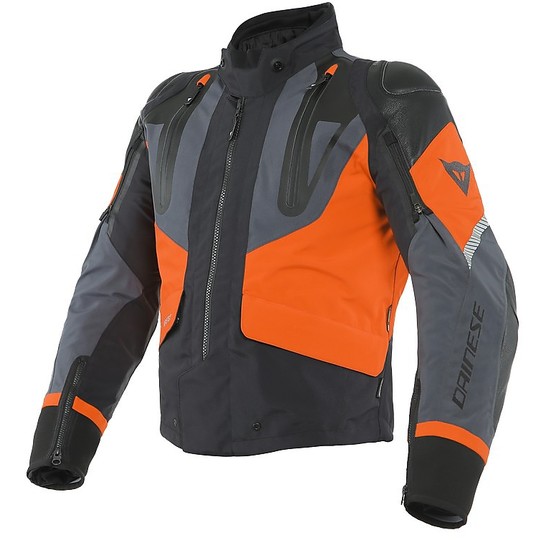 Dainese SPORT MASTER GTX Touring Motorcycle Jacket In Gore-Tex Black Orange