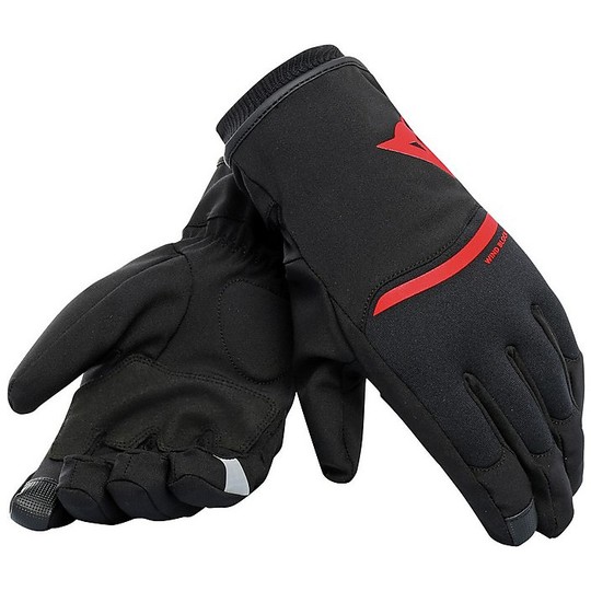 Dainese Square 2 Red D-Dry Motorcycle Gloves