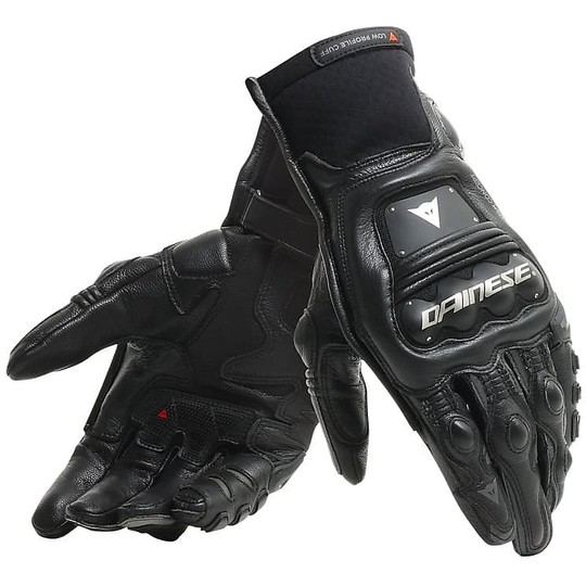Dainese STEEL-PRO IN Racing Leather Motorcycle Gloves Black Anthracite